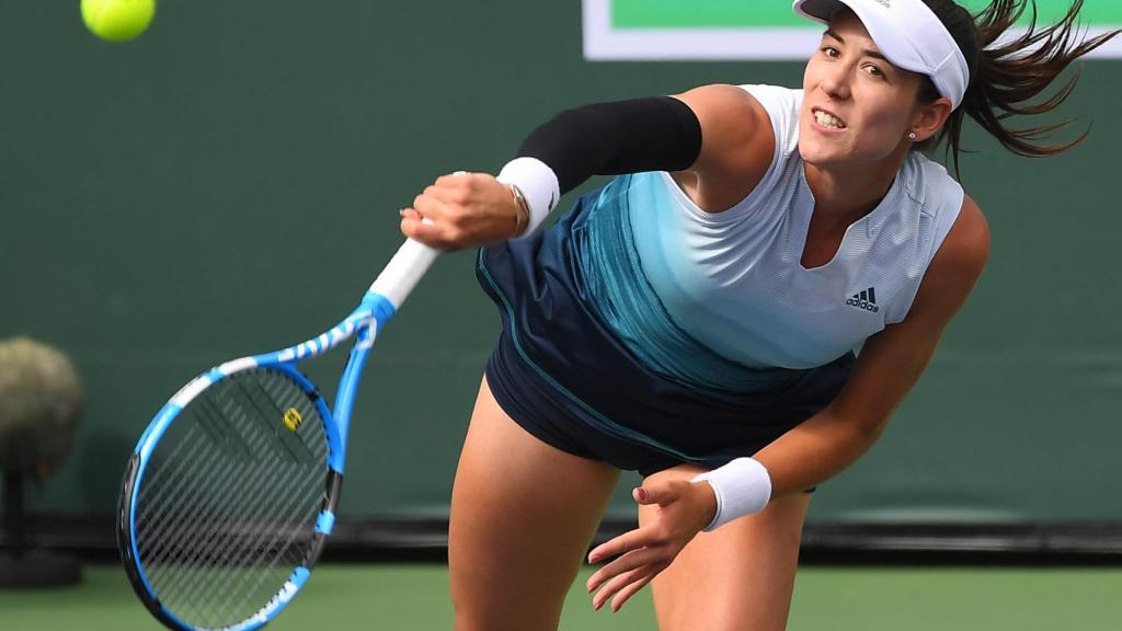 Garbiñe Muguruza en Indian Wells