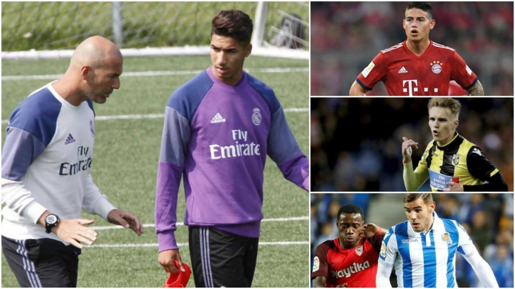 Los cedidos del Real Madrid