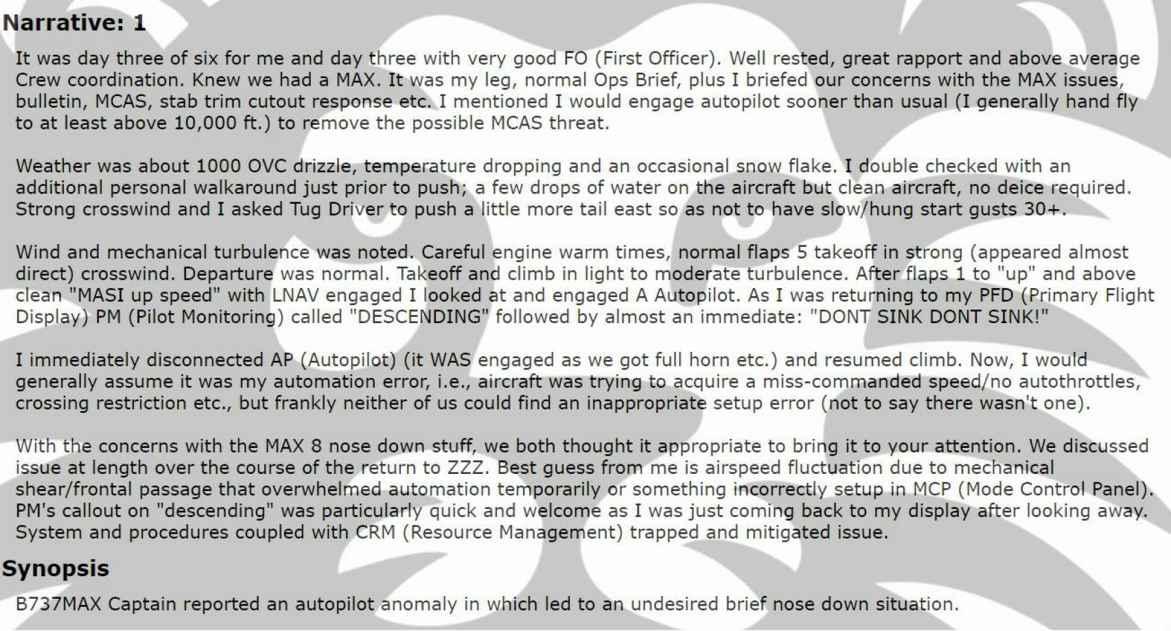 Un piloto en apuros.