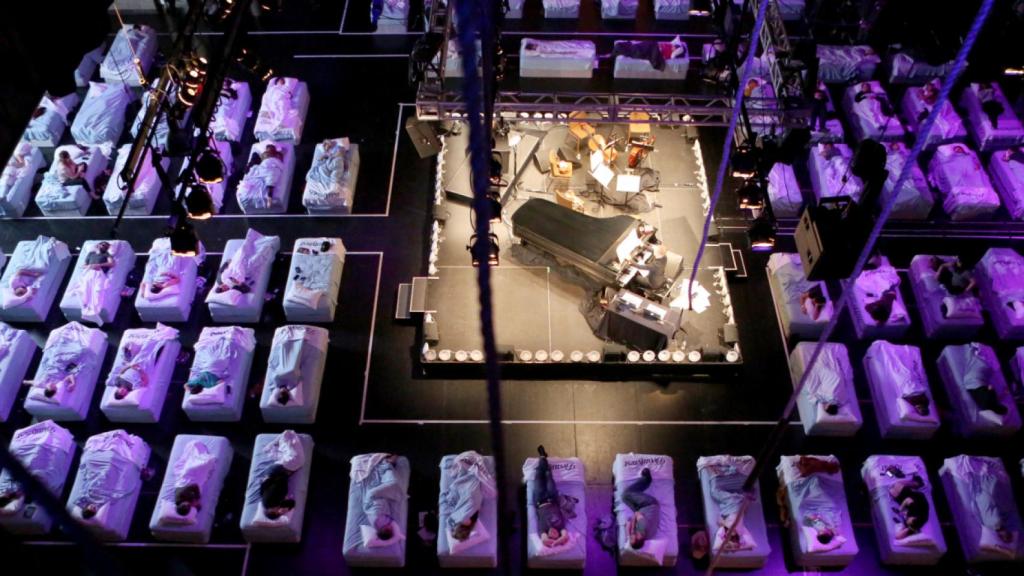 Un momento del concierto de Max Richter en el SXSW.