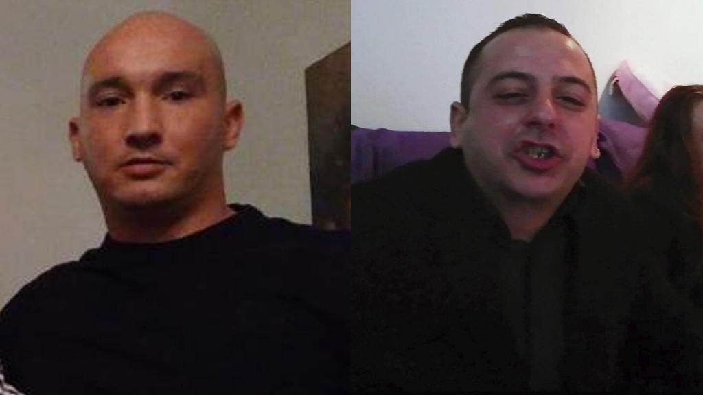 Joshua, a la izquierda, junto a 'El Tranki, Andrés Ismael, su presunto asesino.