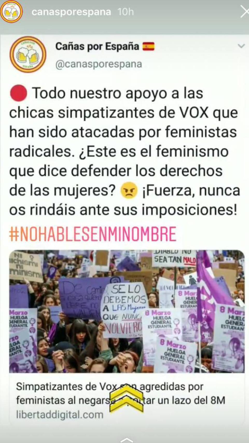 Instagram de Cañas por España.