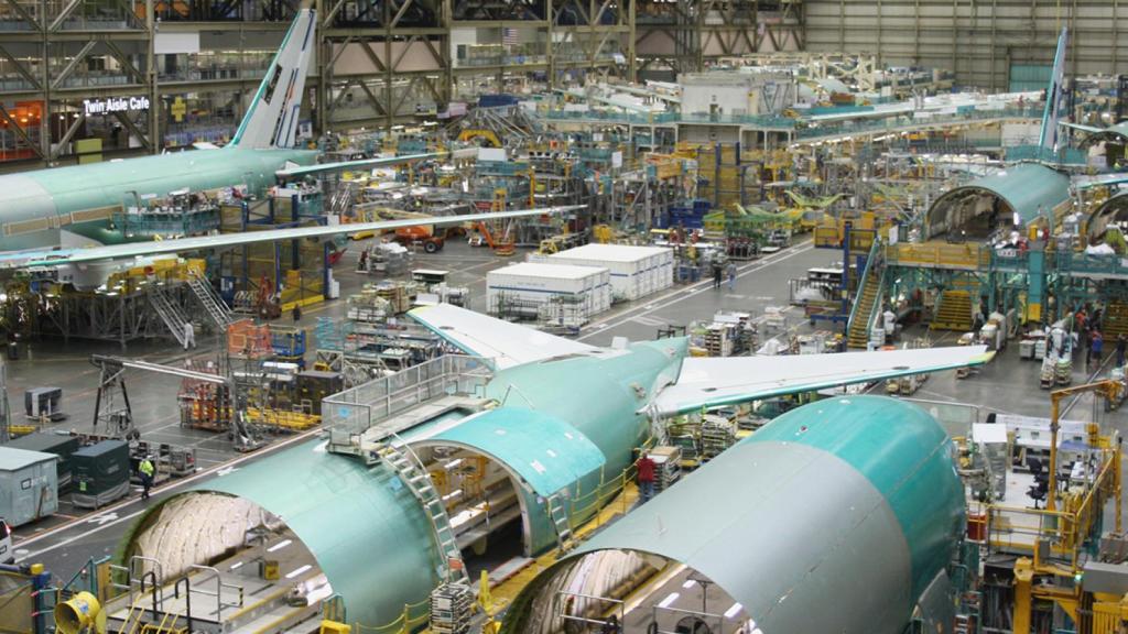 Una planta industrial del sector aeronáutico.