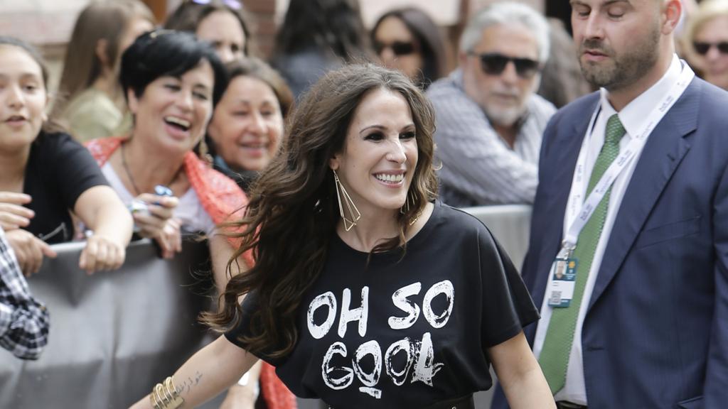 Malú en el Festival de Málaga.