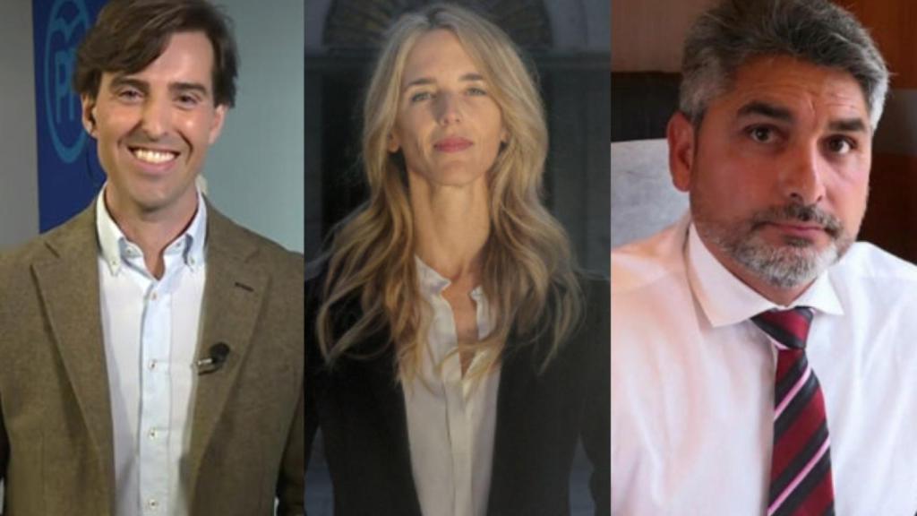 De izquierda a derecha: Pablo Montesinos, Cayetana Álvarez de Toledo y Juan José Cortés.