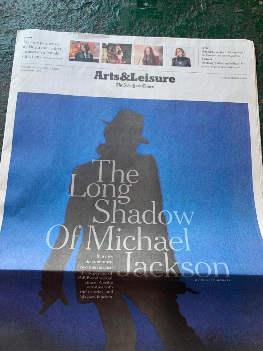 El documental fue portada del suplemento de artes del New York Times