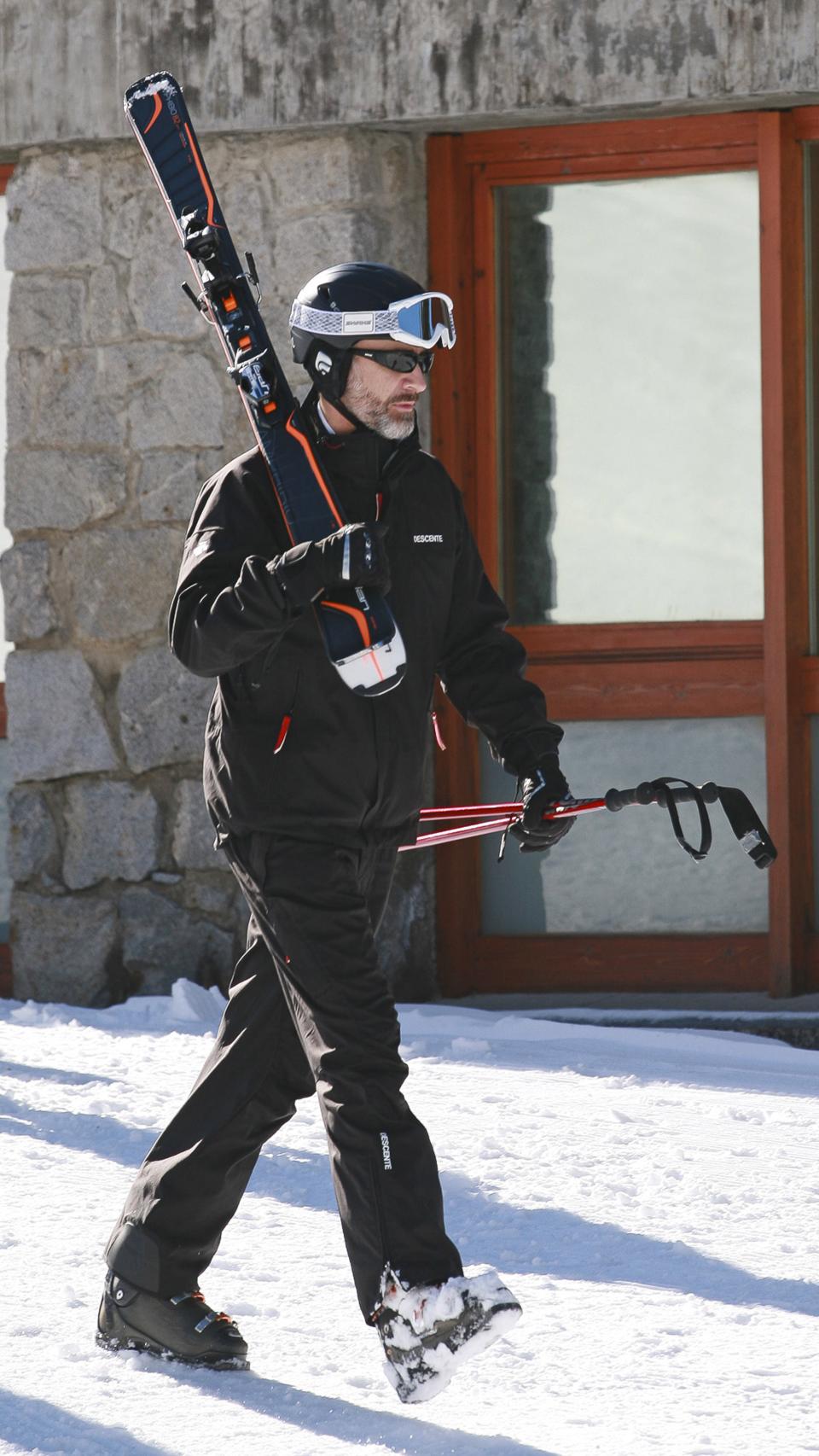 Felipe VI en la estación de Baqueira en una imagen del año 2015.