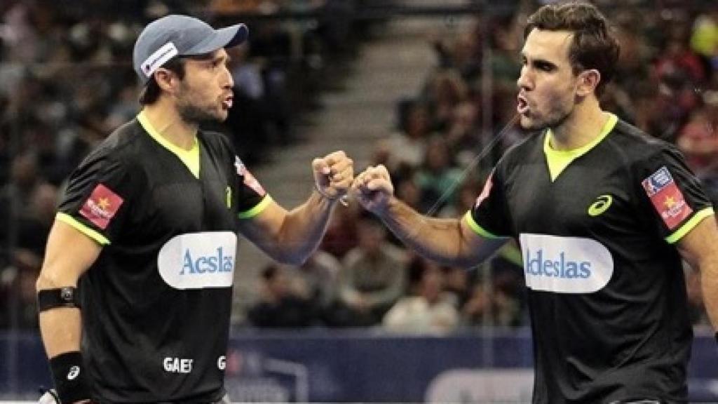 Bela y Lima durante el pasado Master Final en Madrid. Foto: Instagram (fernando_belasteguin)