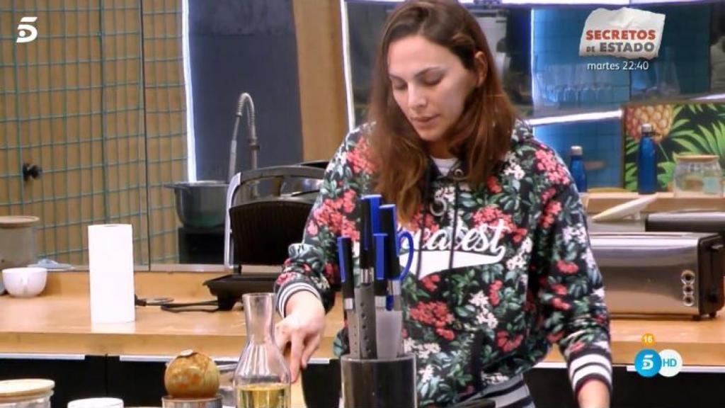 Irene durante su encontronazo con Kiko Rivera.