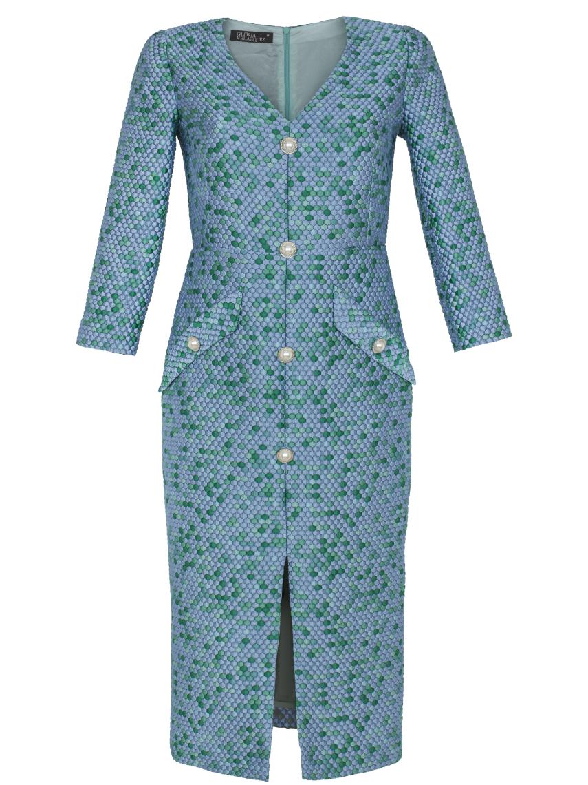 El vestido modelo Alexia de Gloria Velázquez.