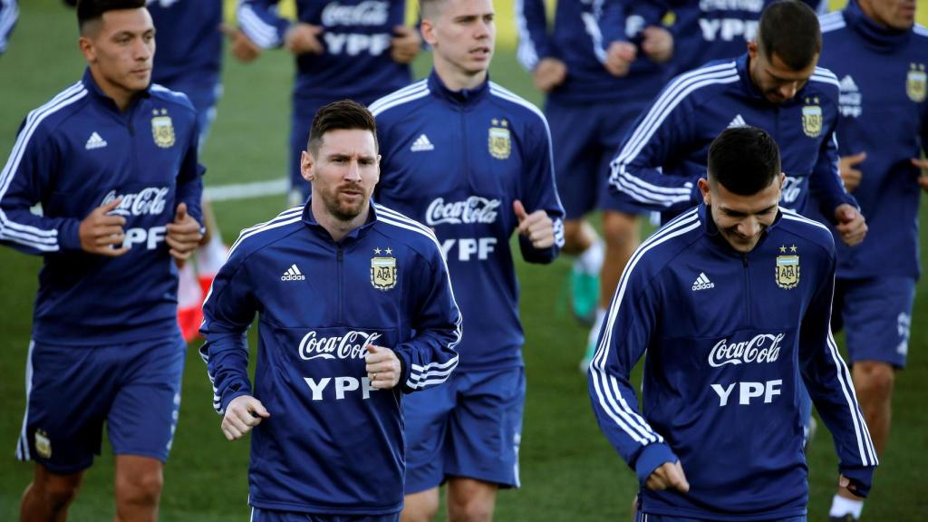 Messi vuelve a la selección argentina y se entrena en Valdebebas
