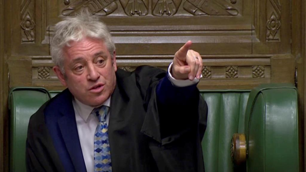 Presidente del Parlamento británico, John Bercow.