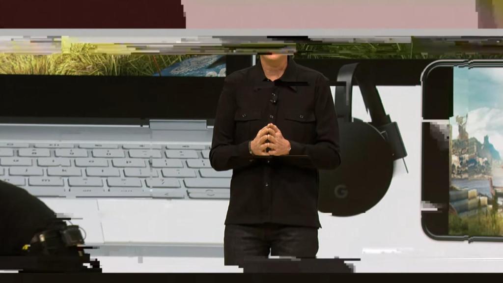 Captura del streaming en el que Google presentó Stadia