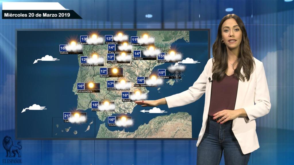 Imagen del pronóstico del tiempo.