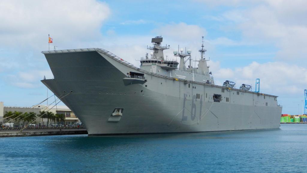 El buque Juan Carlos I.