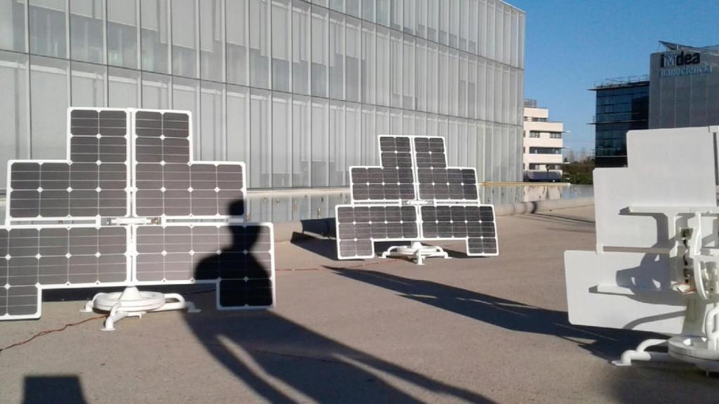 La instalación del prototipo en la Fundación Parque Científico de Madrid.