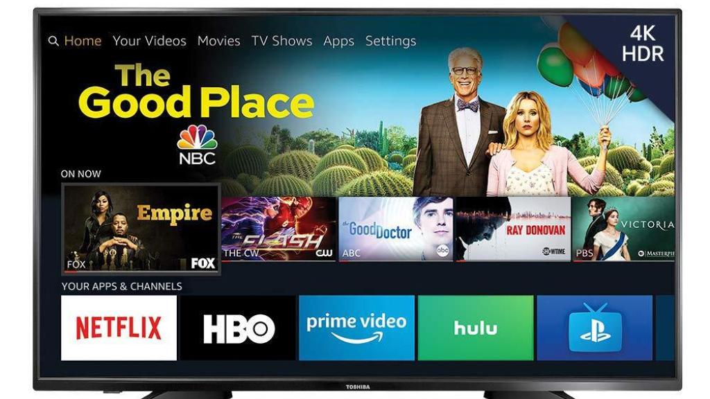 Televisor Smart LED Ultra HD 4K de 50 pulgadas de Toshiba con HDR