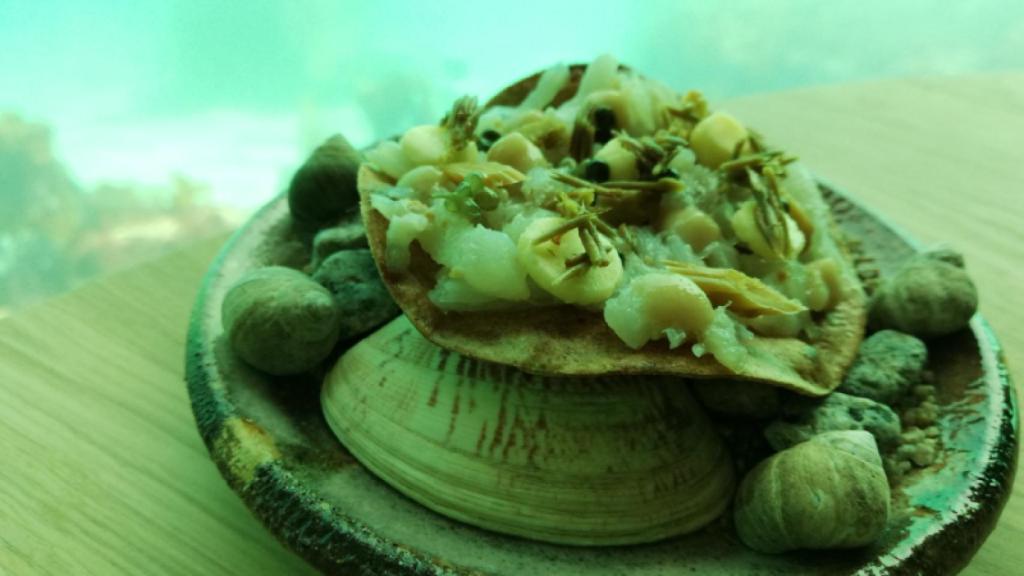 Creación para Under del chef Nicolai Ellitsgaard