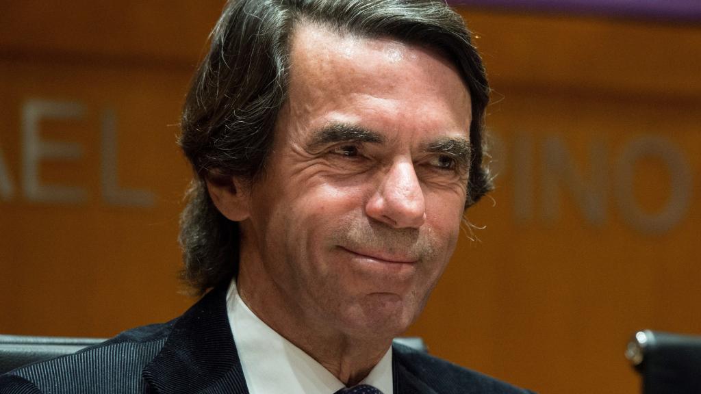 José María Aznar, durante la presentación de la biografía 'Lerroux. La República liberal'.