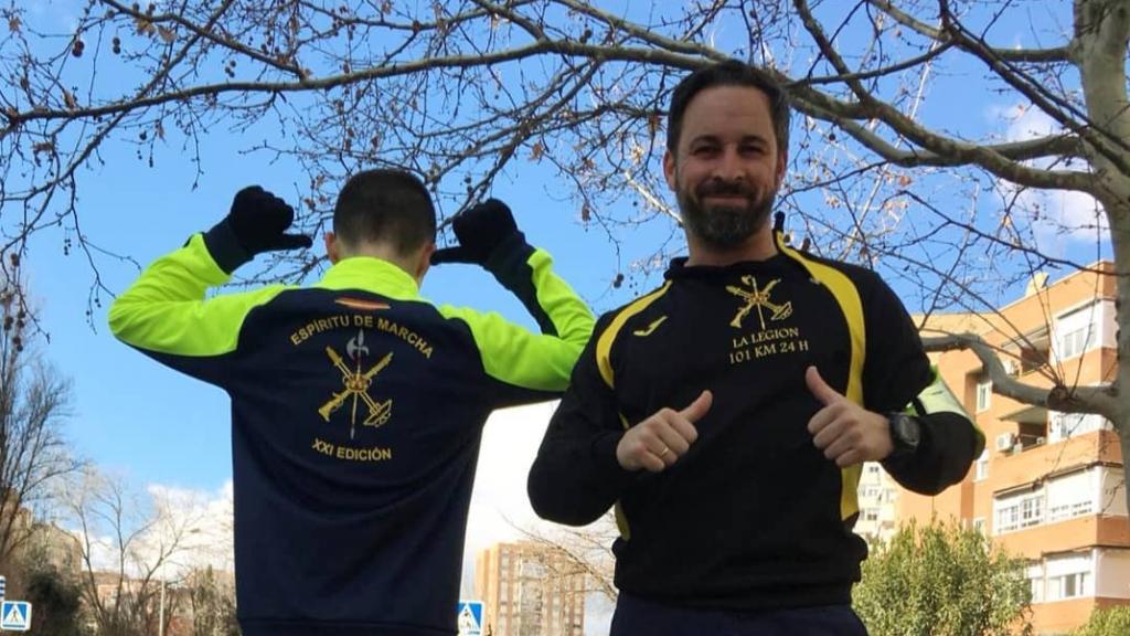 El líder de Vox, Santiago Abascal, en una imagen publicada en su Instagram.
