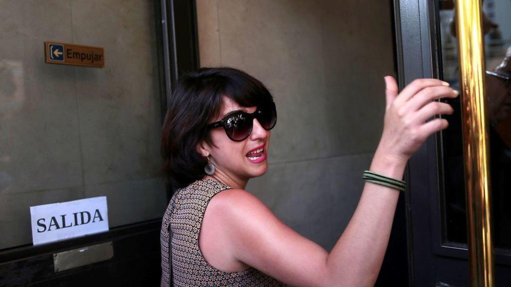 Juana Rivas entrando en el Juzgado de Granada, en una imagen de archivo.