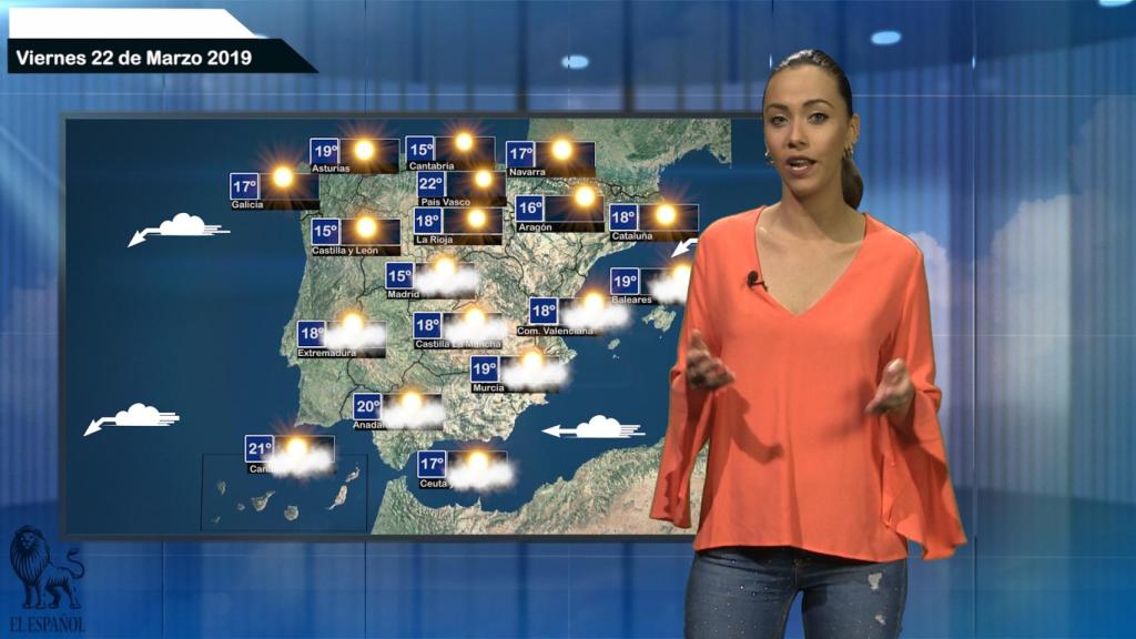 El tiempo: pronóstico para el viernes 22 de marzo