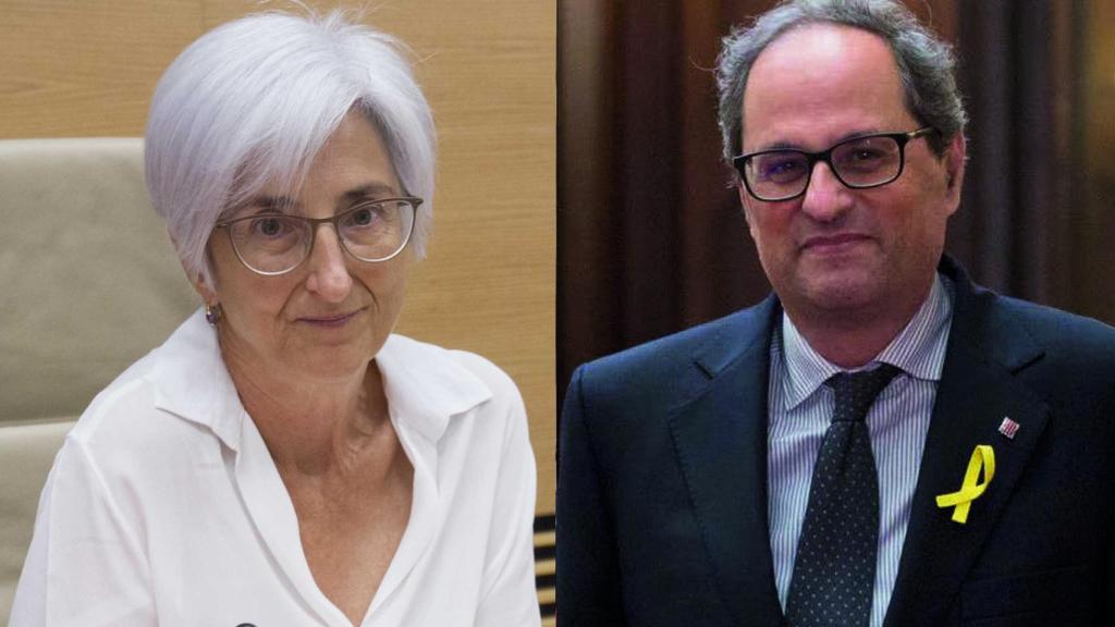 María José Segarra y Quim Torra.