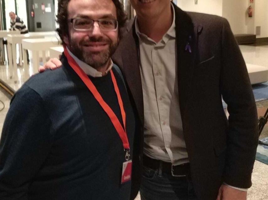 Yago Mahúgo con Albert Rivera.