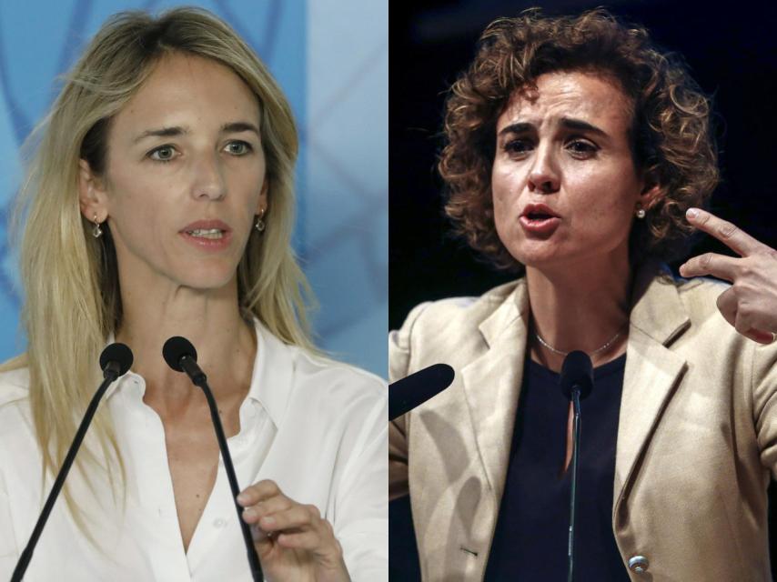 Cayetana Álvarez de Toledo y Dolors Montserrat.