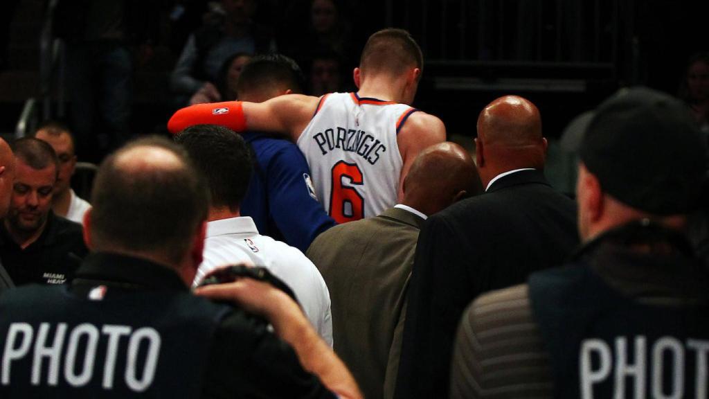 Porzingis se retira lesionado