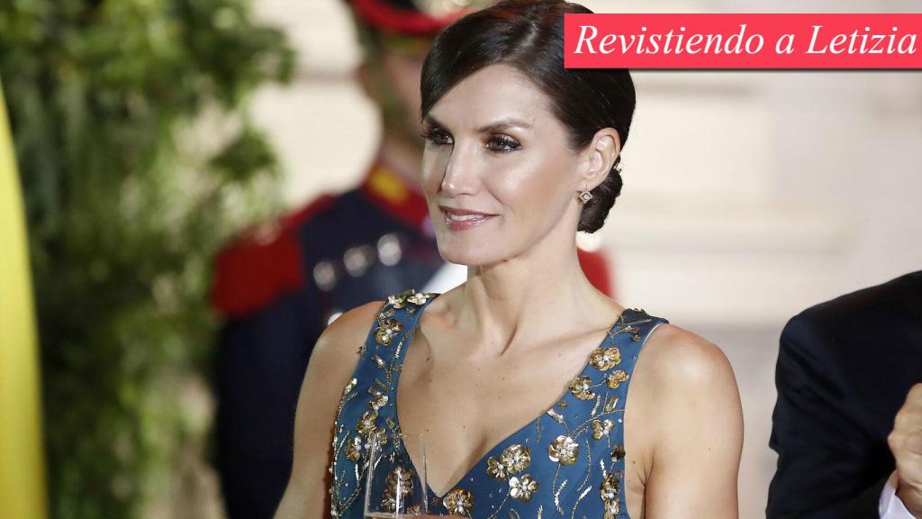Letizia, en la cena de gala en los anfitriones argentinos.