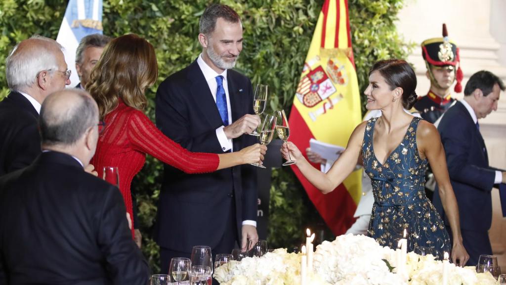 En el brindis tras la cena de gala que reunión a la cultura argentino-hispana.