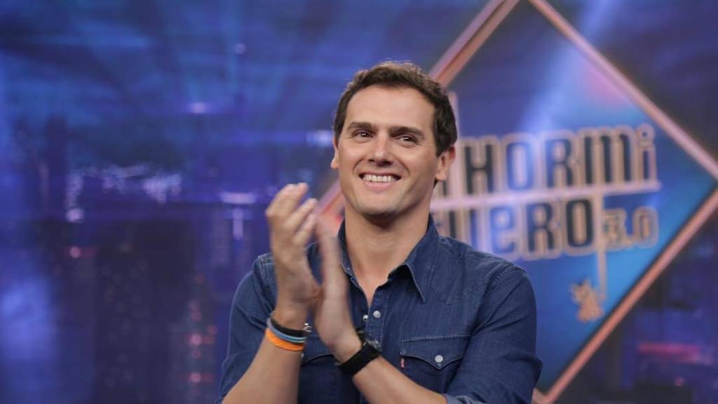 Albert Rivera, a su entrada en 'El Hormiguero'.