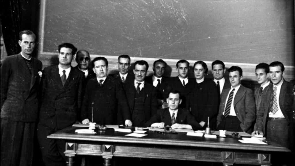 Toma de posesión de los ministros en septiembre de 1936.