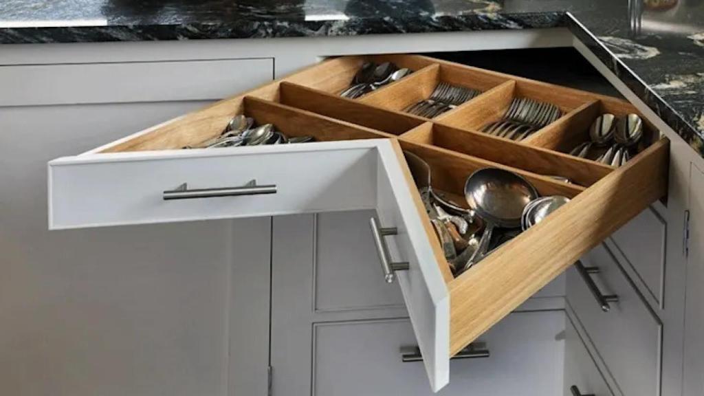 Cajones en esquina. Foto de Homify