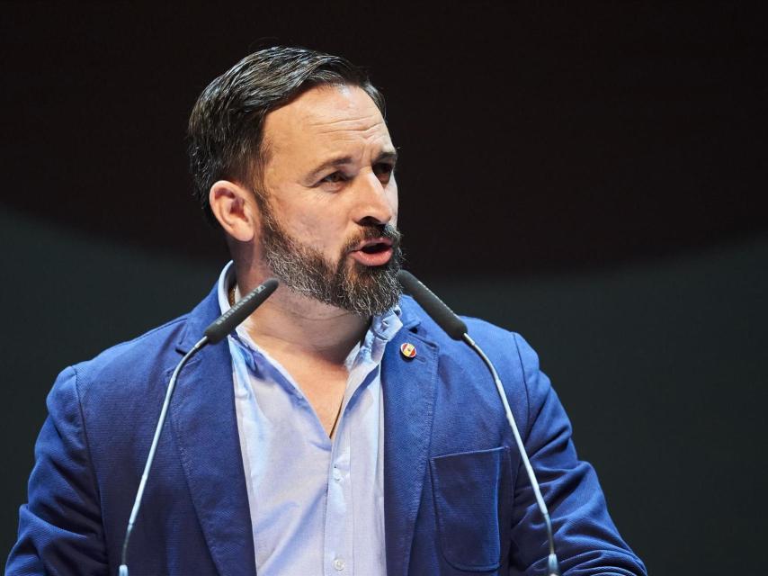 El líder de Vox, Santiago Abascal.