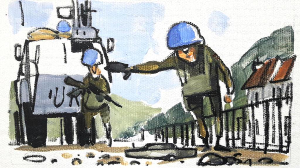 Ilustración: José Manuel Esteban para el blog Una mina escondida.