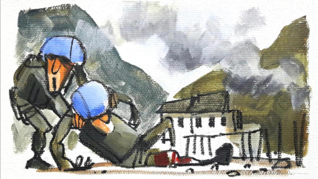 Ilustración: José Manuel Esteban para el blog Una mina escondida.