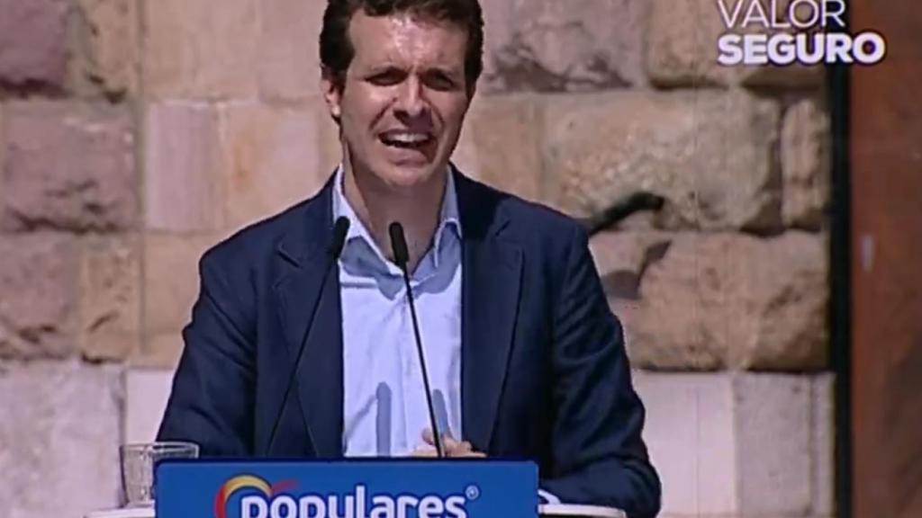 Pablo Casado en Torrelavega (Cantabria).
