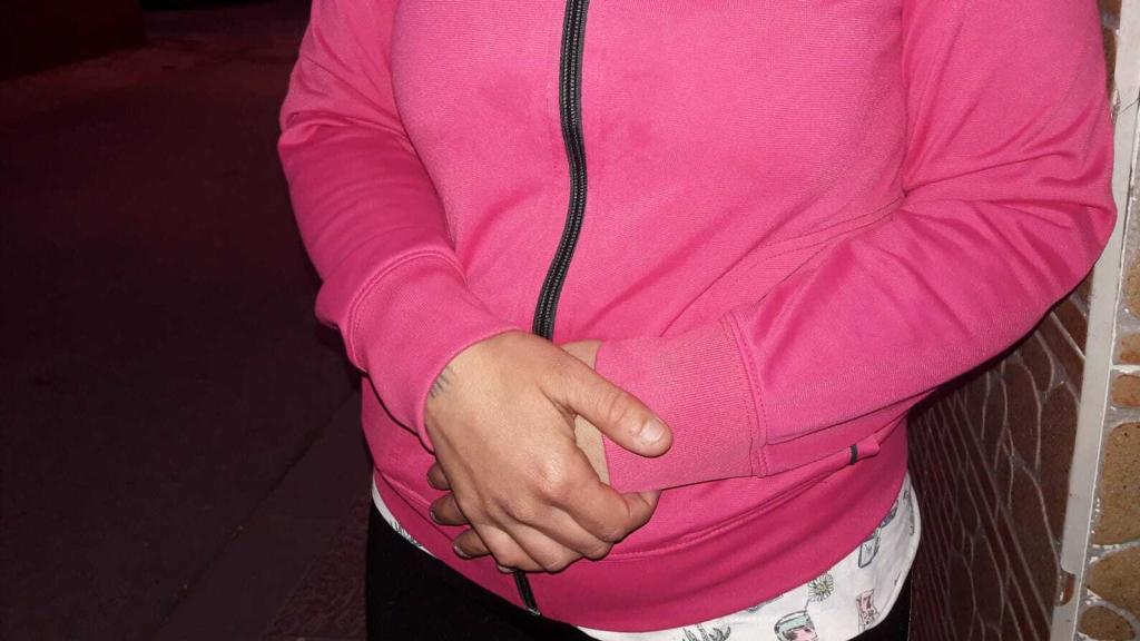 La hija mayor,  la primera a la que explotó.