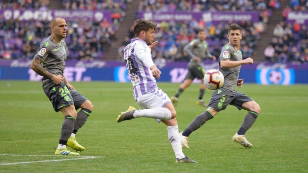 Real Valladolid - Real Sociedad. Foto: Twitter (@realvalladolid)
