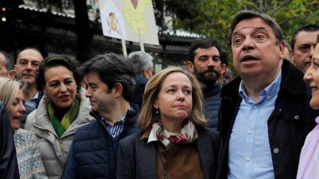 La marcha por la España vaciada en Madrid.