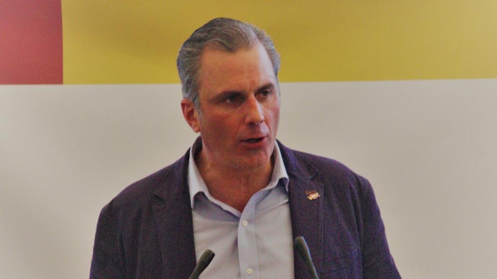 Javier Ortega Smith, en Las Palmas.