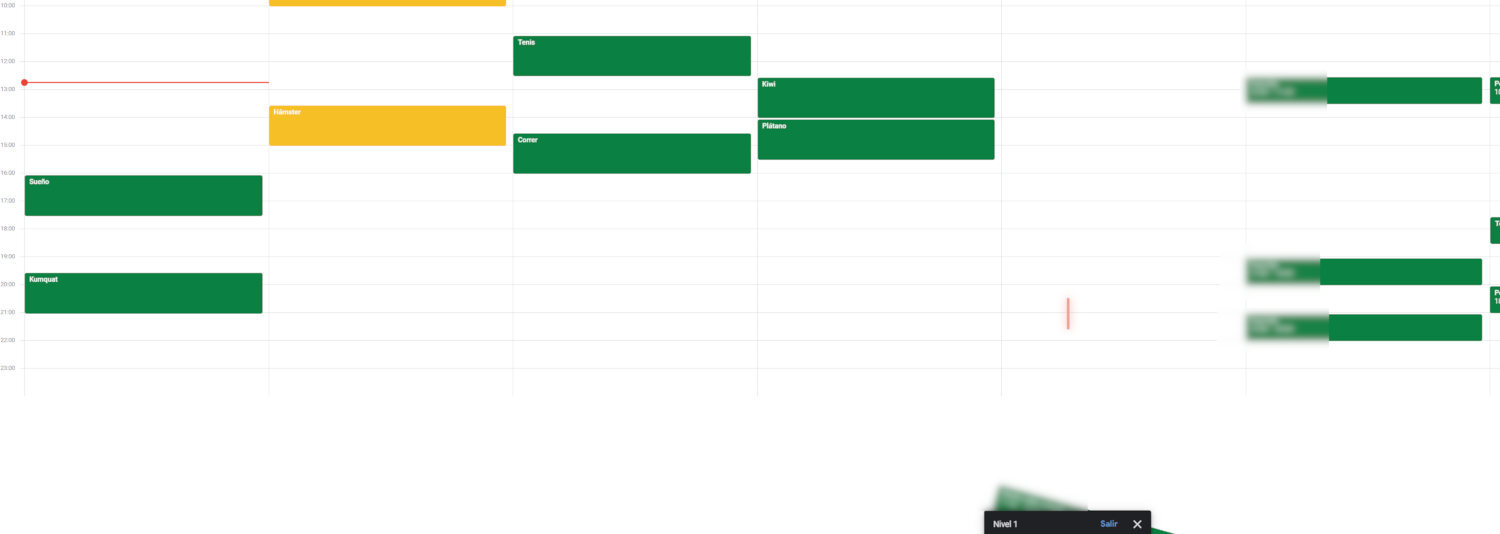 google calendar juego 4