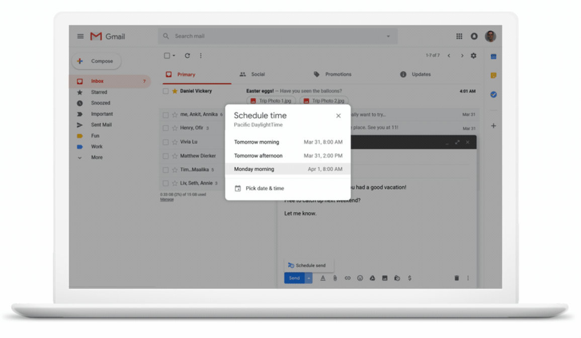 google programar correo 2