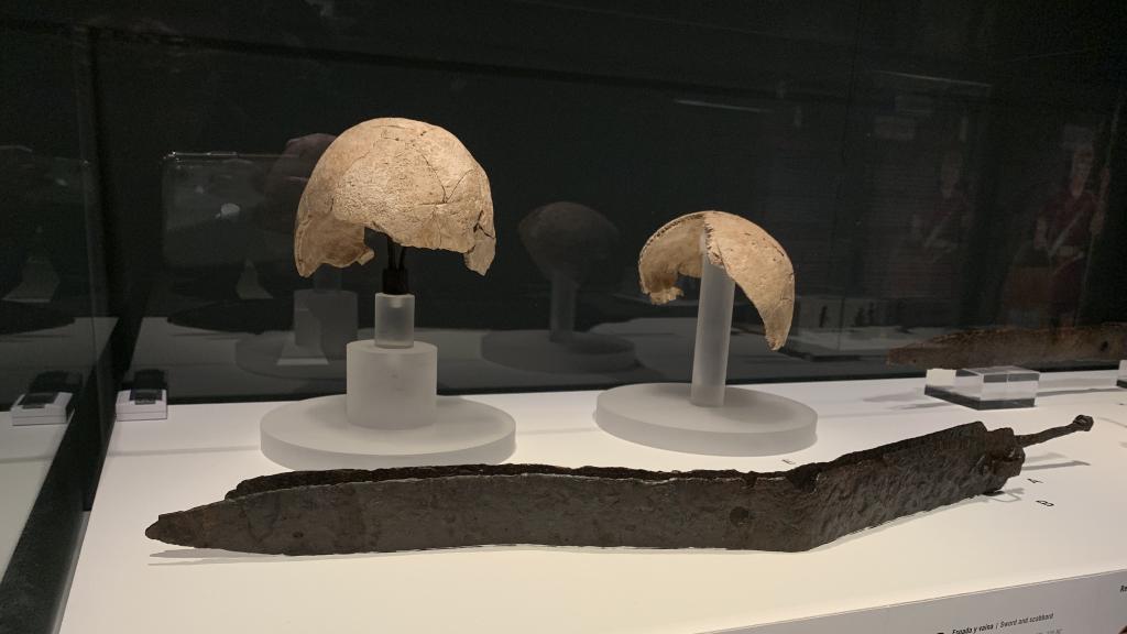 Las armas enemigas también eran manipuladas durante el ritual.