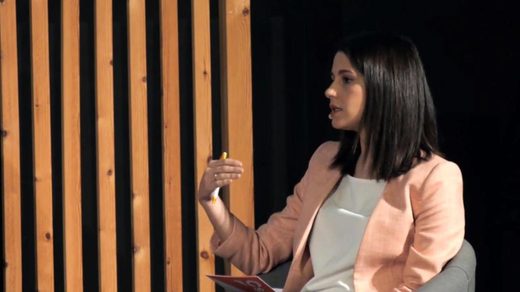 Inés Arrimadas, en el debate.