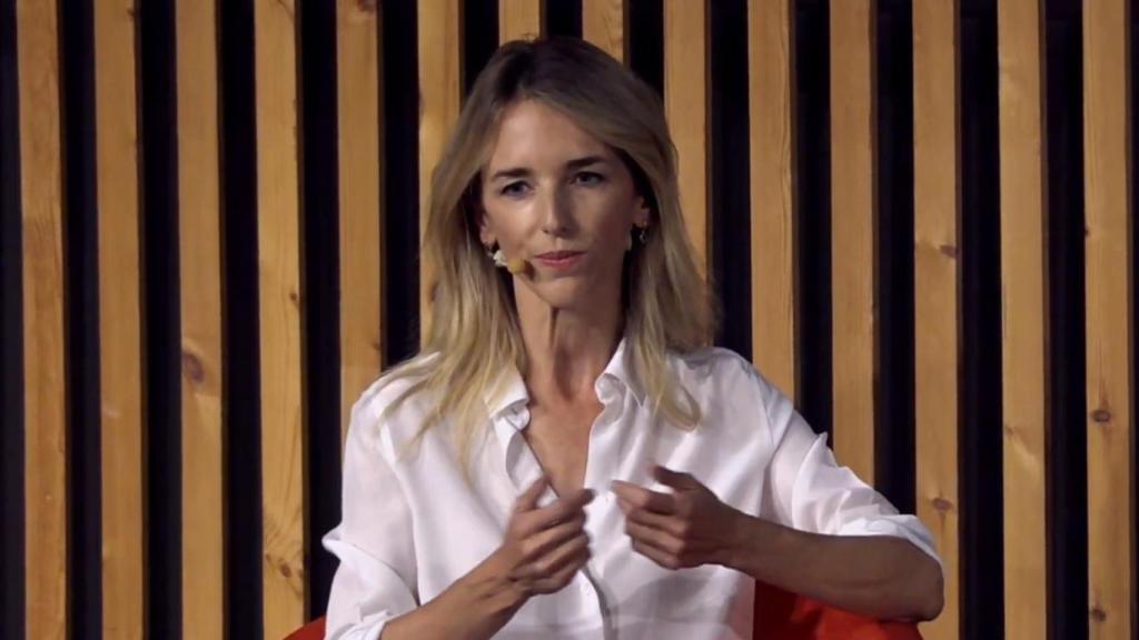 Cayetana Álvarez de Toledo, en el debate con los candidatos por Barcelona.