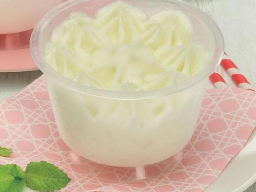 Una copa sorbete de limón de La Sirena.