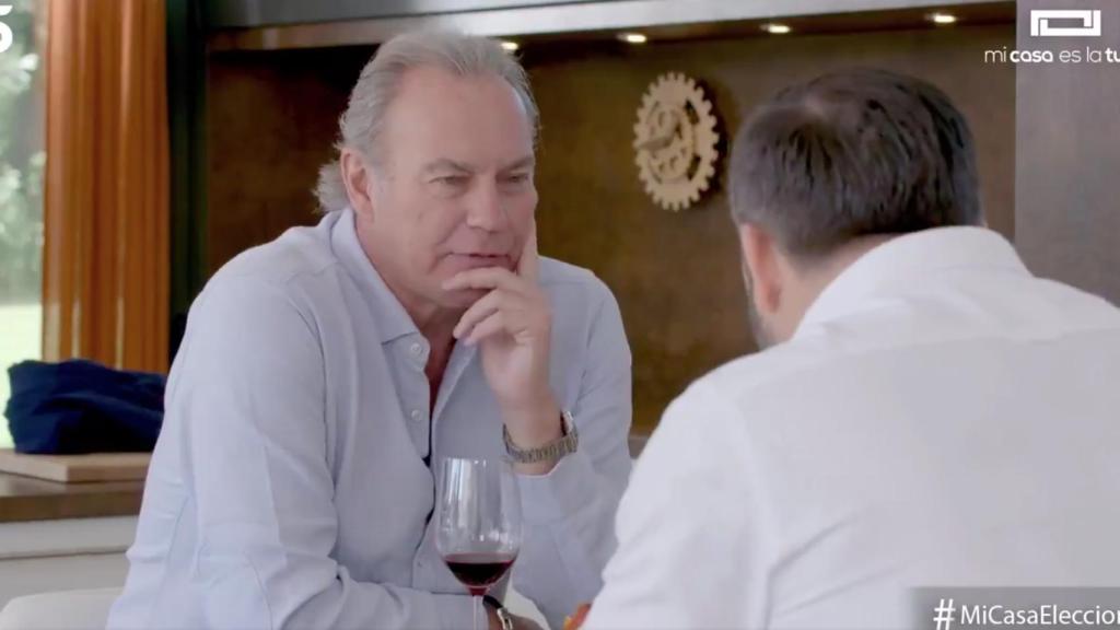 Bertín Osborne con Santiago Abascal.